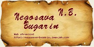 Negosava Bugarin vizit kartica